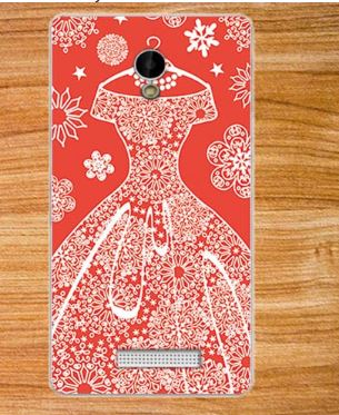 Чехол для Prestigio Muze C3 3504 DUO "Платье" (силикон)-0